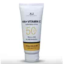 AJ Skincare Vitamin C + Hyaluronic Sunscreen Lotion SPF50 PA+++, UVB Protection Front 50ml 1.77fl.oz